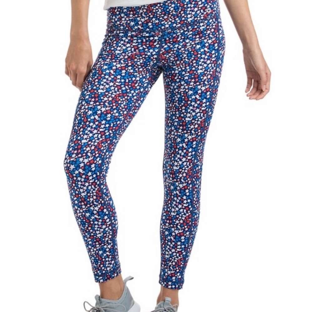 Vineyard Vines Stars & Whales Performance Leggings-Small
